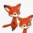 portada.png DOWNLOAD FOX 3d model - animated for Blender-fbx-unity-maya-unreal-c4d-3ds max - 3D printing FOX Animal & Creature People - POKÉMON - CARTOON - FOX - KID - CHILD - KIDS