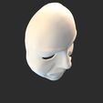 purdgemask2-9jpg.jpg The Purge Mask Female Face - Purge Night Cosplay Mask 3D print model