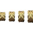 Double-sides-Braided-rope-bead-size7to10-02.jpg Double braided wire bead and charm 3D print model