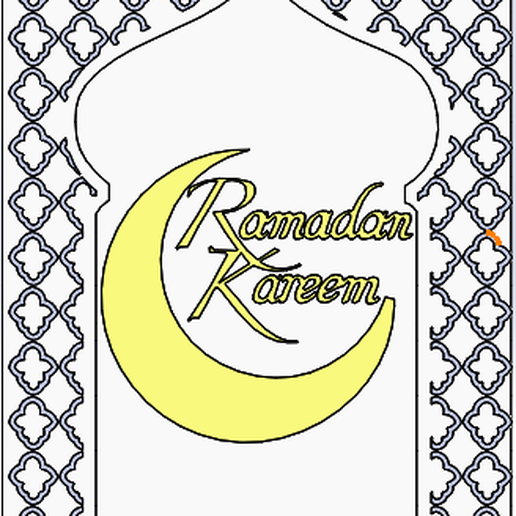 Frame Ramadhan Kareem 3D model