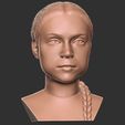 15.jpg Archivo STL Busto de Greta Thunberg para impresión 3D・Modelo para descargar e imprimir en 3D