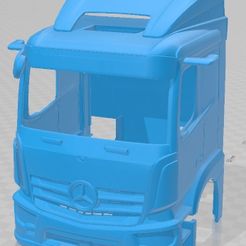 Mercedes-Benz-eACTROS-1.jpg 3D-Datei Mercedes Benz eACTROS Printable Cabin Truck・Modell zum Herunterladen und 3D-Drucken