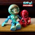 Dan-Sopala-Flexi-Factory-Astronaut-_02.jpg Файл STL Астронавт на флекси-принтере・Дизайн 3D принтера для загрузки, FlexiFactory