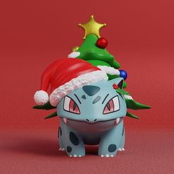 ivysaur-xmas-render.jpg Pokemon - Ivysaur Christmas