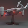 VTOL_ShortStand_Rear.png Sci-Fi VTOL Gunship
