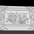 011.jpg CNC 3d Relief Model STL for Router 3 axis - The Last Supper