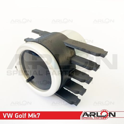 4.jpg Air Vent Gauge Pod, 52mm, Fits Volkswagen Golf MK7 "Arlon Special Parts"