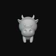 18.png Cartoon Cow for 3D Printing