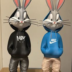 Bugs bunny urban vibes Fan art (multiparts/3mf)