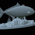 Greater-Amberjack-statue-1-39.png fish greater amberjack / Seriola dumerili statue underwater detailed texture for 3d printing