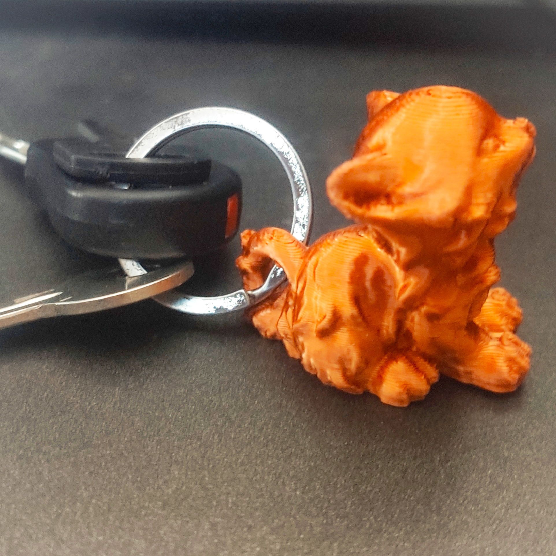 Download STL file CAT AND KEYCHAIN • 3D printable design ・ Cults