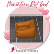 Mini-pet-couch-1.png Pet bed / Mini pet bed for dolls / Dog bed / cat bed / Doll accessories / toy miniatures