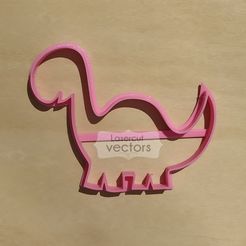 dino.jpg Archivo STL gratis cookie cutter, cutter. Cortador de galletas dinosaurio. Cortante de galletitas dino・Plan imprimible en 3D para descargar