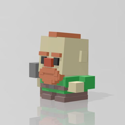 STL file Simple Dwarf ♟ (OBJ and 3MF)・3D printable model to download・Cults