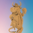 3.png cow dance,3D MODEL STL FILE FOR CNC ROUTER LASER & 3D PRINTER
