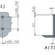 Drawing-Snippet-02.jpg 1.1mm Diameter Slotted Fairing Bolt Heads – 200-Off Raft- STL Digital download