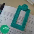 chemistry_new.jpg Bookmark Ruler Print in Place with Chemistry Icon | Easy to Print | Back to School | Vtau Design