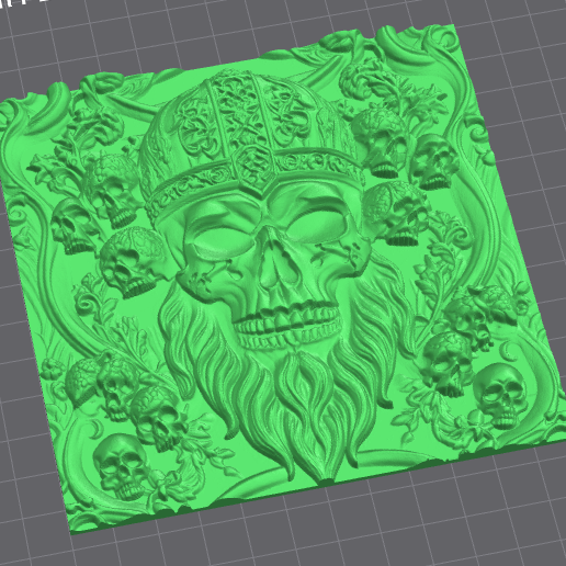 Astro-Free-3d-Art-1-2.png Viking Skull Relief (FREE)