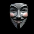 V1.jpg V for Vendetta Mask/ Anonymous Mask/ Guy Fawkes Mask  3d digital download