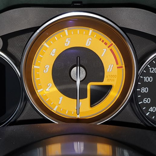 Miata MX-5 ND RPM Tachometer 3D model