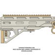MK23-fronts v179FF.png 3D file MK23 SOCOM DMR Carbine conversion kit AIRSOFT Tokyo Marui/ASG・Design to download and 3D print