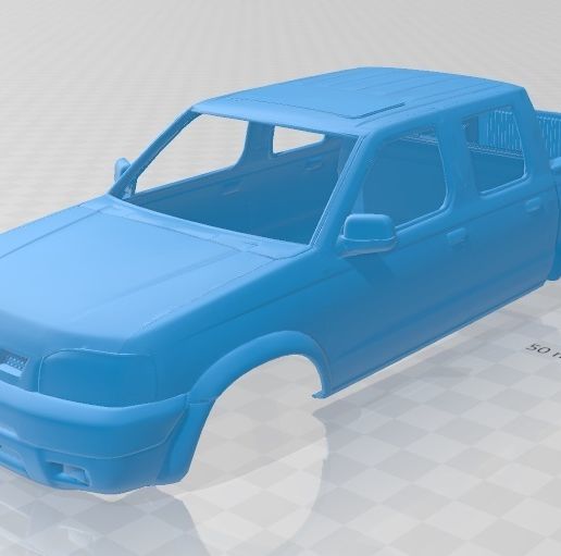 Nissan Frontier Printable Body Car - 3D model önizlemesi