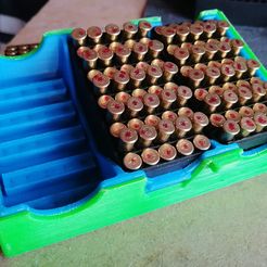 Open-bottom-lockedjpg.jpg STL file 22LR rounds box-dispenser・3D print design to download