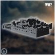5.jpg Ruins of the Abbey of Monte Cassino (South-East part) (Monte Cassino, Italy) - World War Two Second WWII Western campaign USA UK Germany