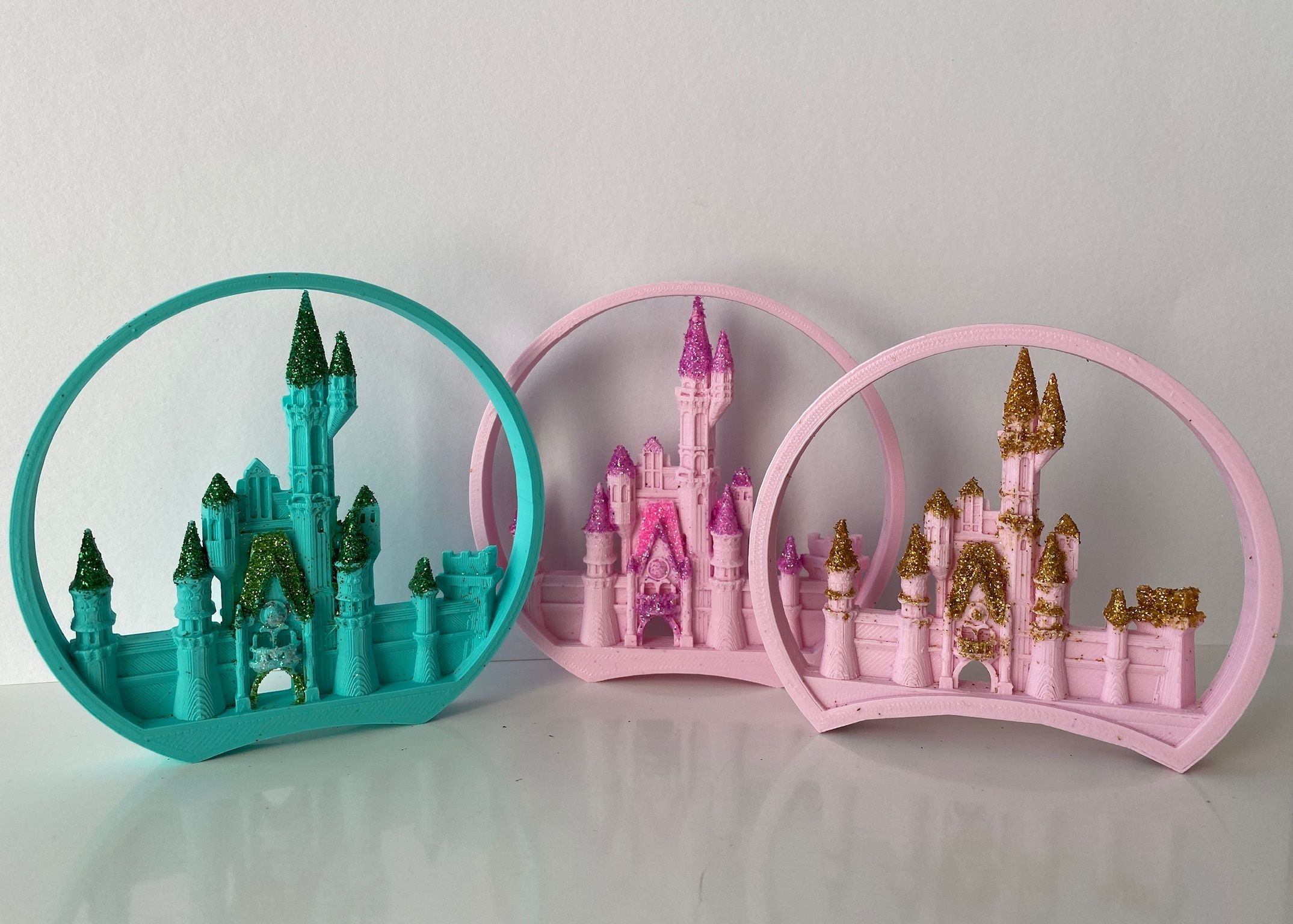 STL file Mickey's ear Disney castle・3D printer design to download・Cults