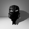 mascara.png Punk Face Mask, Cool Costume Mask, Tactical Mask