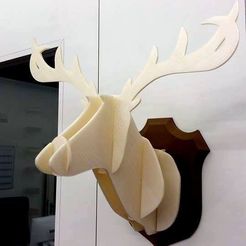 28.Labels_3D_printing_Oldenburg_architecture_models_deer.jpg Free STL file deer・3D print design to download