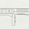 1e.JPG Cylon Rifle Battllestar Galactica Prop gun 3D print weapon 1:1 scale