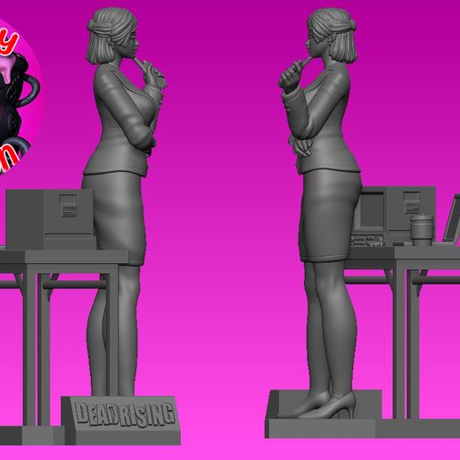 😵 Jessica McCarney Dead Rising (Cut & Keyed)・ 3D File for 3D printing・Cults