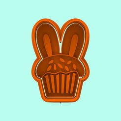 untitled.16.jpg STL file EASTER CUPCAKE CUTTER AND STAMP・3D printable design to download