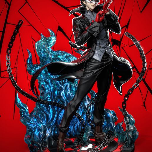 🃏 Joker - Persona 5 - Fullsize・ 3D File for 3D printing・Cults