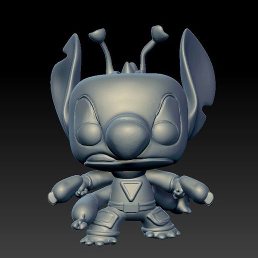 Stitch Alien 3D model