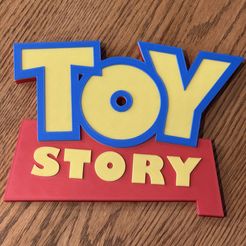 2x TOY STORY Logo Display by MANIACMANCAVE3D