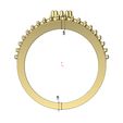 Tri-V-cluster-Double-Diamond-lip-ring-size7-09.jpg Fichier STL Bague de fiançailles à lèvres en forme de grappe de diamants taille US 7 Modèle d'impression 3D・Modèle à télécharger et à imprimer en 3D