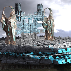 untitled.777.png Archivo OBJ Ciencia Ficción Ciudad distopía Regla ciudad Estatuas・Plan de impresión en 3D para descargar, aramar