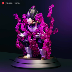 \®@ | ZENBRUSH3D Archivo 3D Vegeta Hakai - Dragon Ball Super 3D PRINTING MODEL STL・Objeto imprimible en 3D para descargar