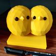 birdy11.jpg Cute pair of birds. Low Poly