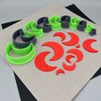 10152F6D-A48F-4EE1-A117-DFA60CE1BF00_1_201_a.jpeg Set of 10 Crescent Moon Shape Cookie Cutters | Polymer Clay Fondant Cutters Tools | Earring Jewelry Makers | Witchy Mystic Ethereal | Set 5