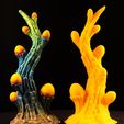 IMG_9989_cut.jpg Free STL file Tabletop plant: "Cnidocyte Plant" (Alien Vegetation 34)・3D printer design to download