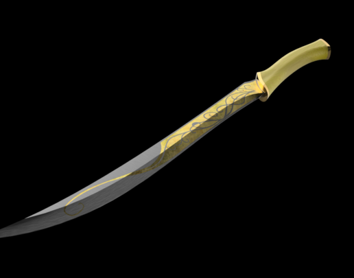 🔪 Legolas' Kampfmesser・Kostenlos 3D Datei für ・Cults