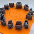 IMG_7275.jpg Halloween Bundle Polymer Clay Stud Cutter | 5 Sizes | Digital STL File | 3D Printing