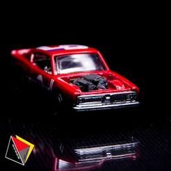 0115_Engine_V12_LS1_R0115_164_1.jpg STL file 1/64 Scale V12 LS1 Engine Diecast Hot Wheels Plymouth Barracuda・Model to download and 3D print