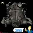 3.png Fallout T45 Power Armor Helmet 1:1 Replica