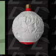 Cults-1.png STL file ItsLitho "Pure" personalized lithophane Christmas ball・3D printing model to download
