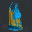 sup.png Ogum – Orixá Guerreiro | Modelo 3D para Impressão