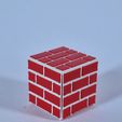 Free STL file Minecraft Red Brick Full Color Block only 🧱・3D print design  to download・Cults